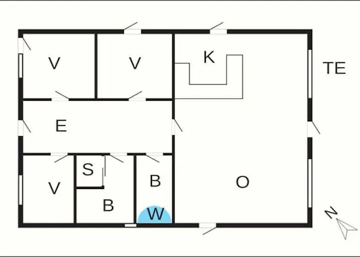 6 Person In Hadsund-by Traum Дом отдыха *